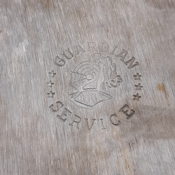 Vintage Guardian Cookware Aluminum Ecomony Trio's One Section With Glass Lid - Picture 9 of 9